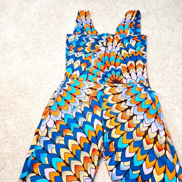 African print material multi color jumpsuit - Picture 10 of 10